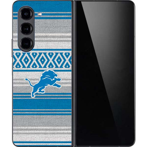 NFL Detroit Lions Trailblazer Galaxy Z Fold5 5G Skin